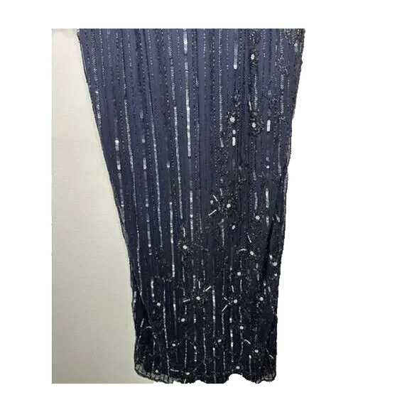 MAC DUGGAL 93626 EMBELLISHED‎ HIGH NECK ILLUSION LONG SLEEVE GOWN SZ 2 NEW - Picture 5 of 6